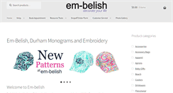 Desktop Screenshot of em-belish.com